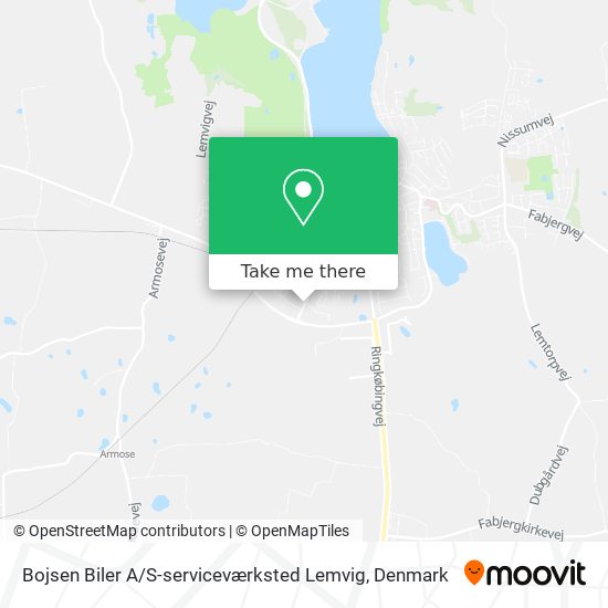 Bojsen Biler A / S-serviceværksted Lemvig map