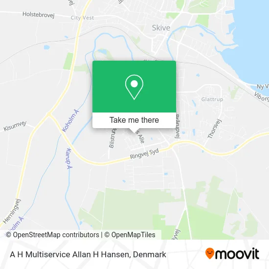 A H Multiservice Allan H Hansen map