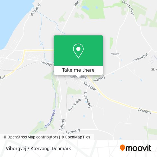 Viborgvej / Kærvang map