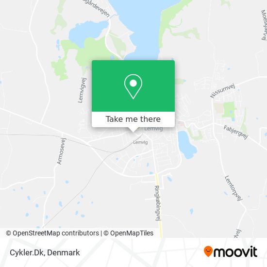 Cykler.Dk map