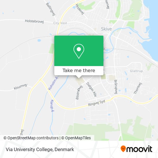 Via University College map