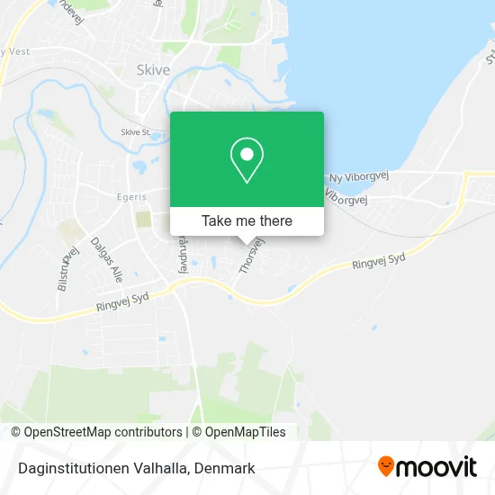 Daginstitutionen Valhalla map