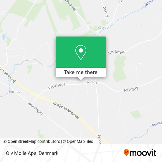 Olv Mølle Aps map