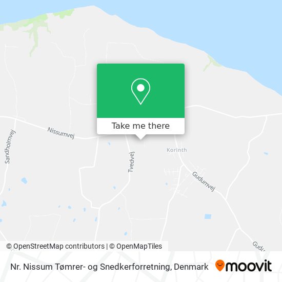 Nr. Nissum Tømrer- og Snedkerforretning map