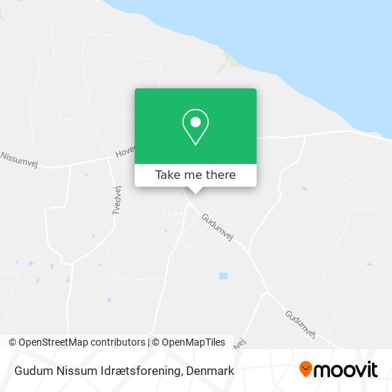 Gudum Nissum Idrætsforening map