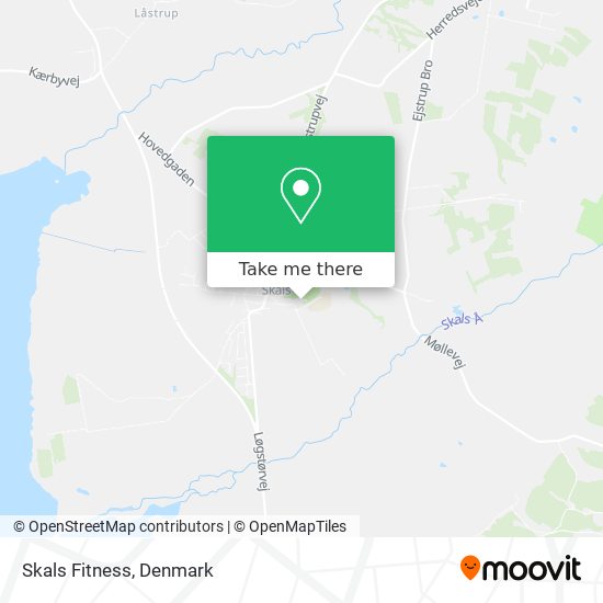 Skals Fitness map