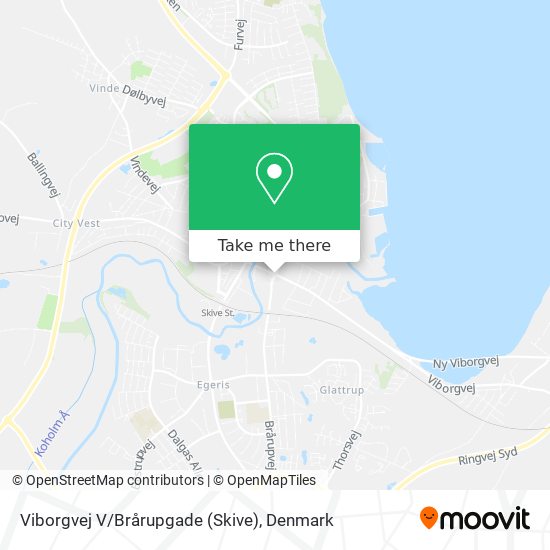 Viborgvej V/Brårupgade (Skive) map