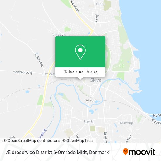 Ældreservice Distrikt 6-Område Midt map