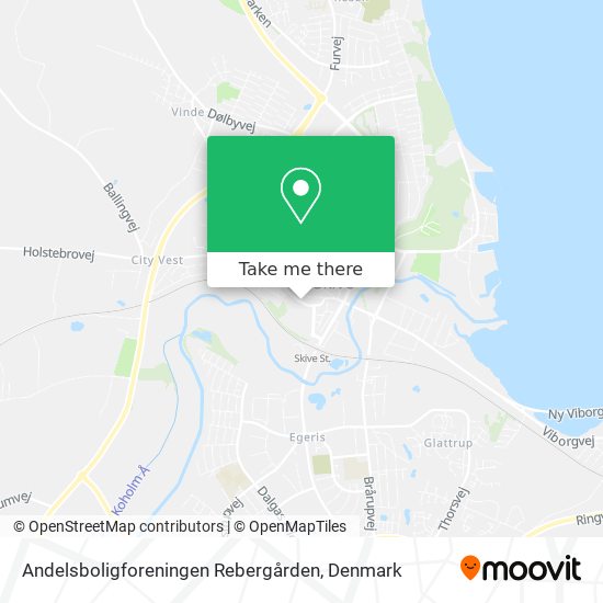 Andelsboligforeningen Rebergården map