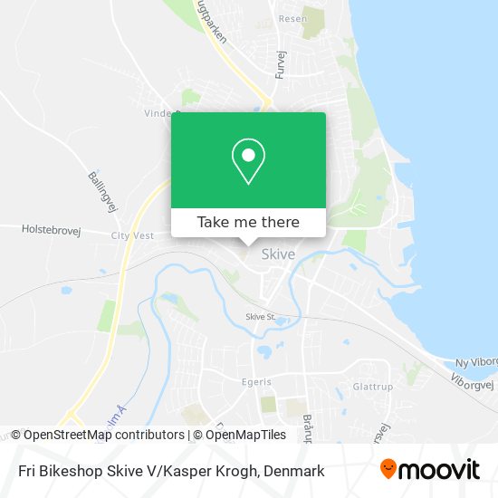Fri Bikeshop Skive V / Kasper Krogh map