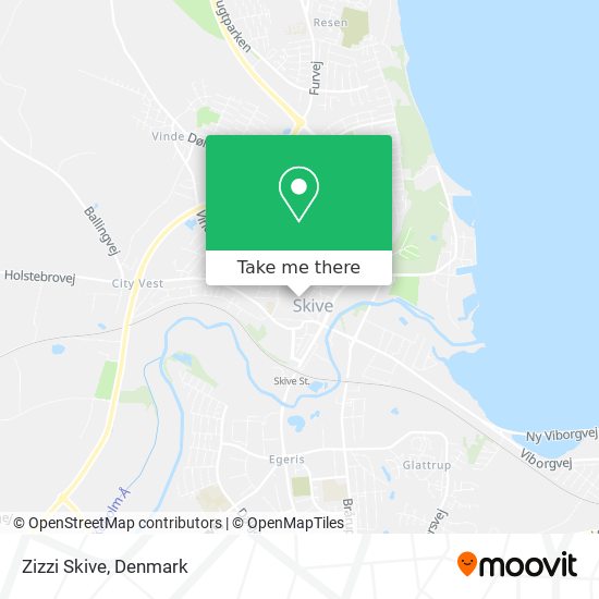 Zizzi Skive map