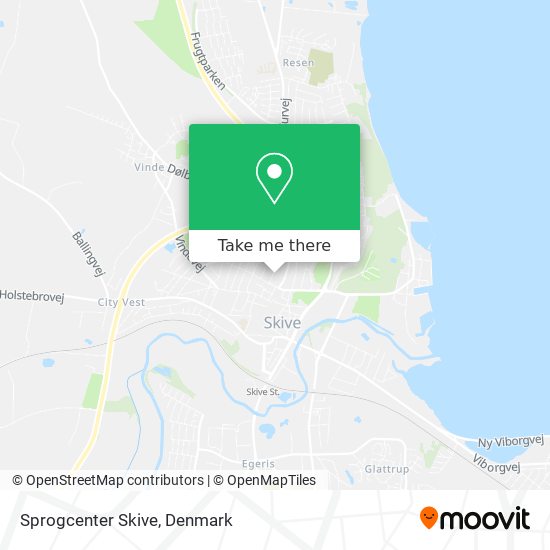 Sprogcenter Skive map