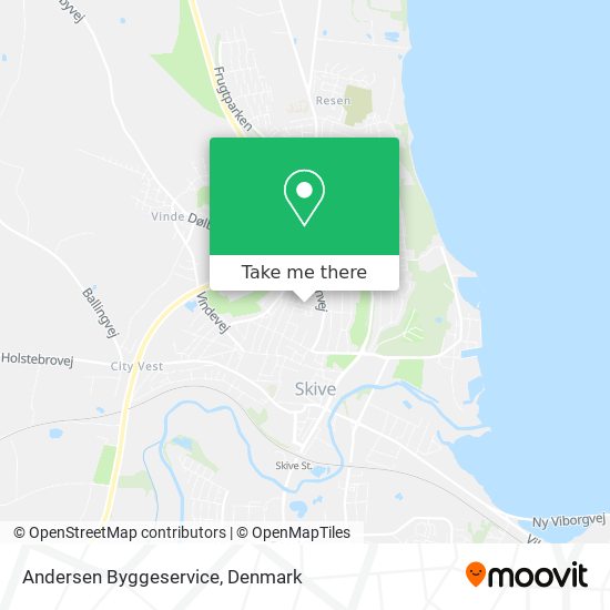 Andersen Byggeservice map