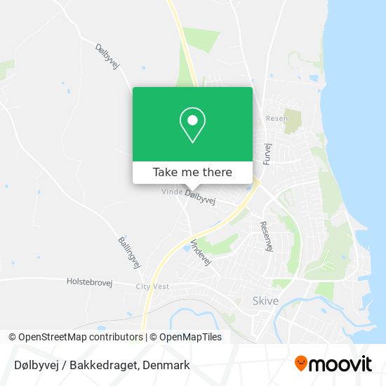 Dølbyvej / Bakkedraget map