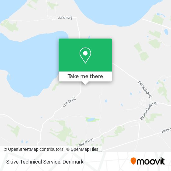 Skive Technical Service map