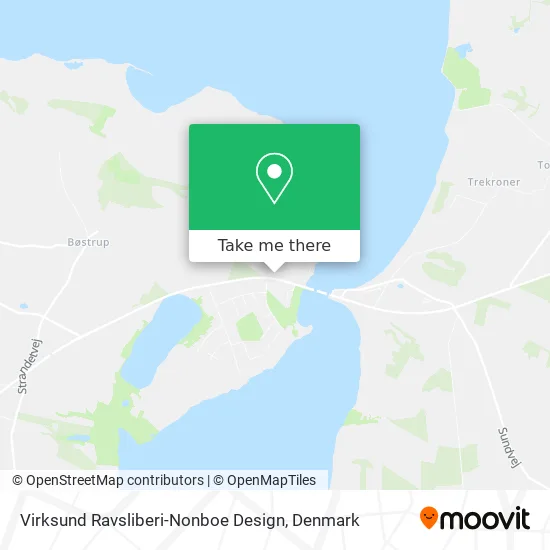 Virksund Ravsliberi-Nonboe Design map