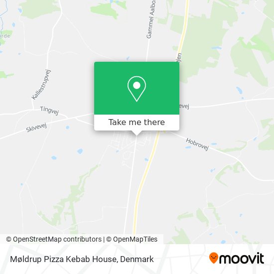 Møldrup Pizza Kebab House map