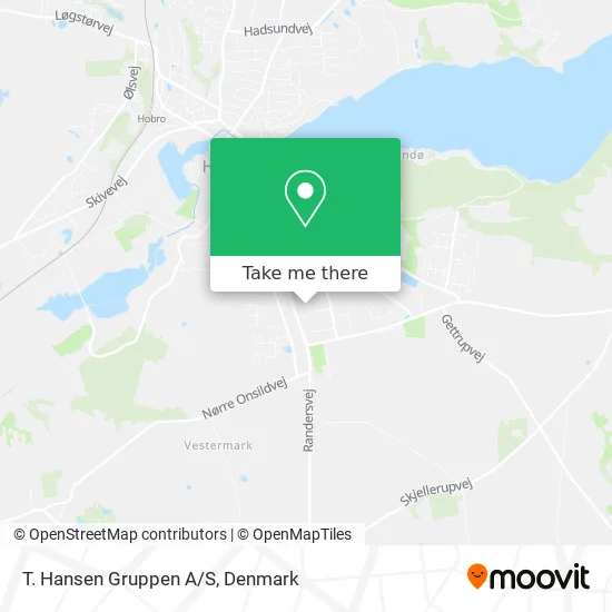 T. Hansen Gruppen A/S map