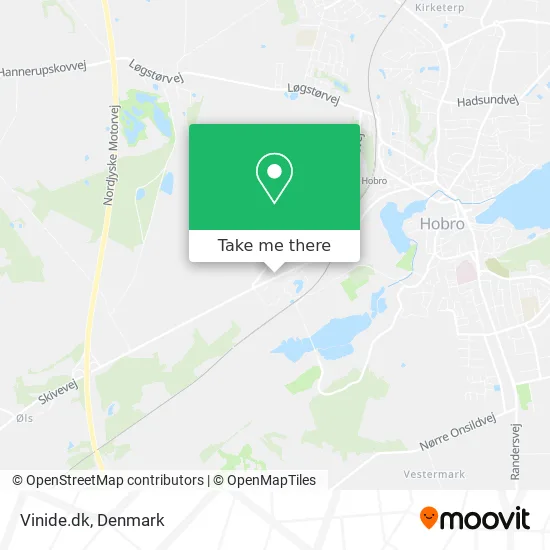 Vinide.dk map