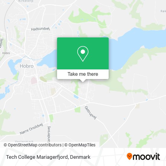 Tech College Mariagerfjord map