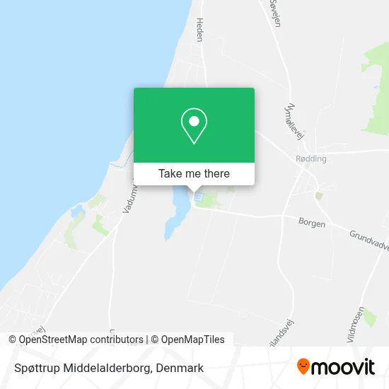 Spøttrup Middelalderborg map