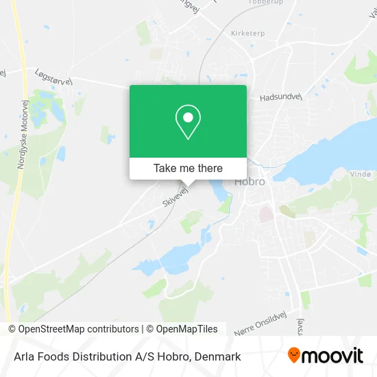 Arla Foods Distribution A / S Hobro map