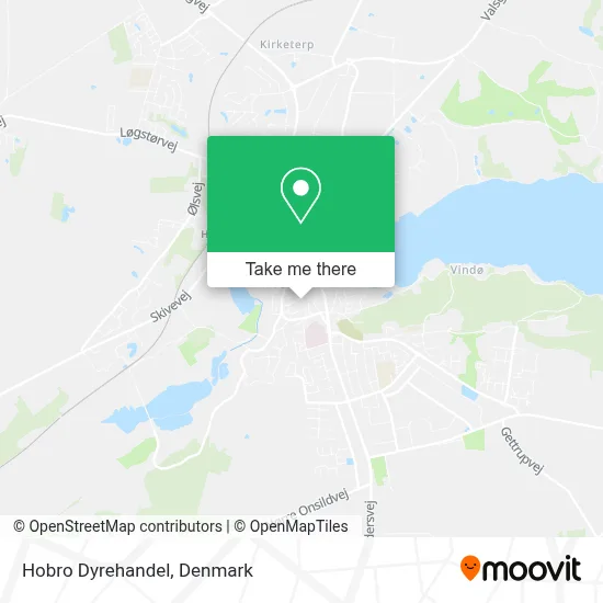Hobro Dyrehandel map
