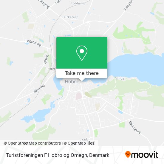 Turistforeningen F Hobro og Omegn map