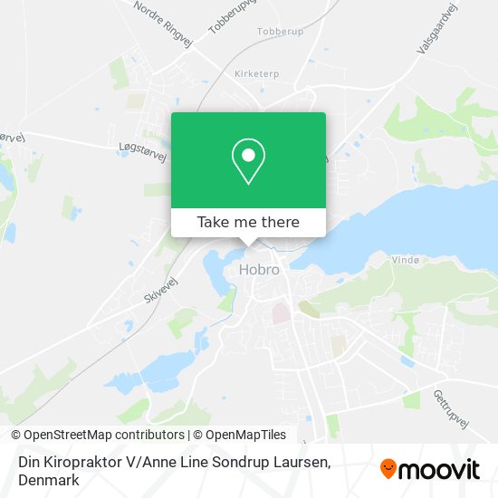 Din Kiropraktor V / Anne Line Sondrup Laursen map