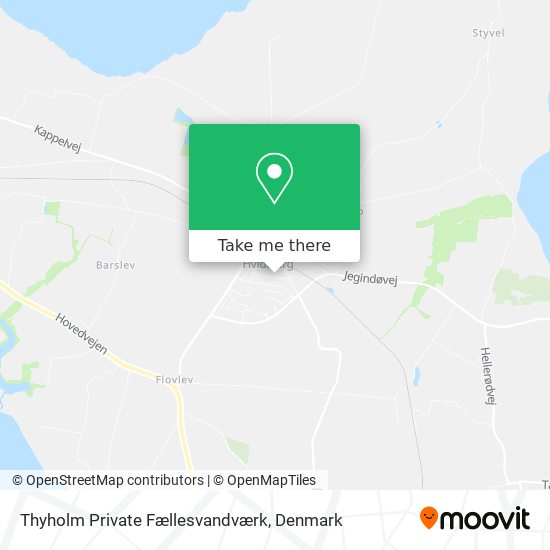 Thyholm Private Fællesvandværk map