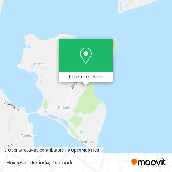 Havnevej. Jegindø map