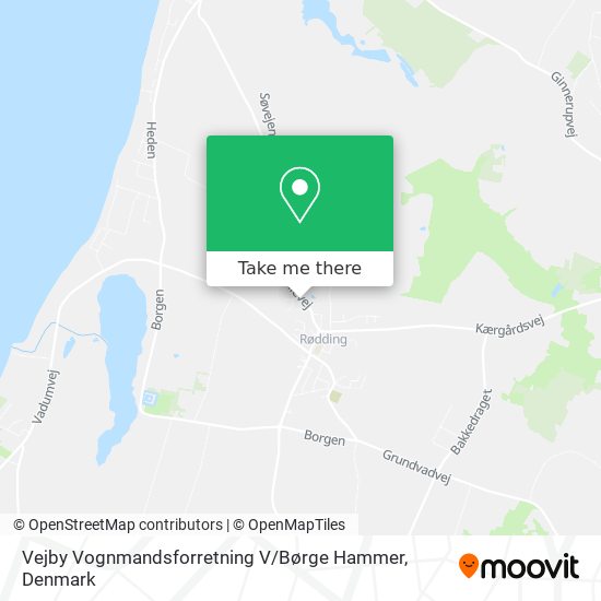 Vejby Vognmandsforretning V / Børge Hammer map