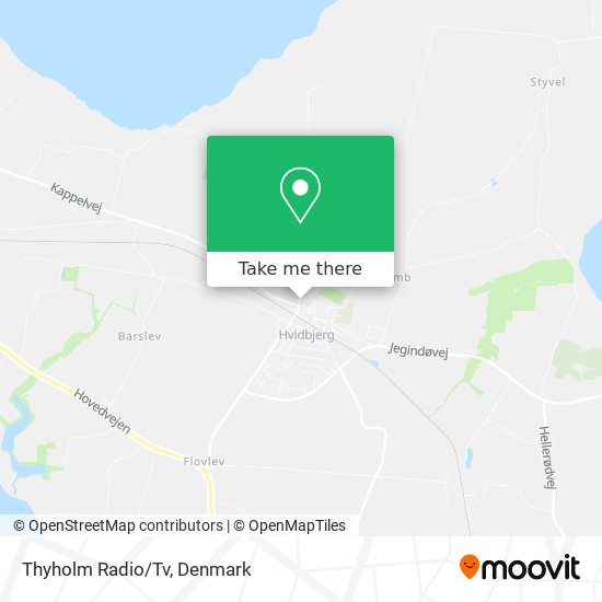 Thyholm Radio/Tv map