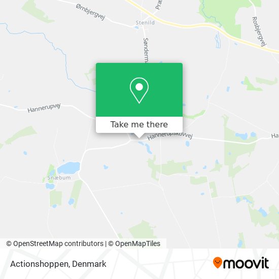 Actionshoppen map