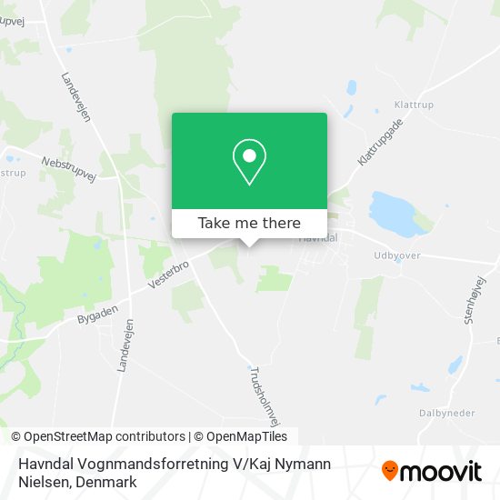 Havndal Vognmandsforretning V / Kaj Nymann Nielsen map