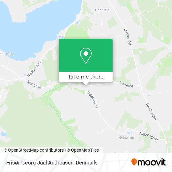 Frisør Georg Juul Andreasen map