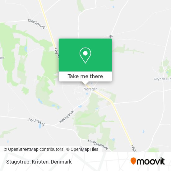 Stagstrup, Kristen map