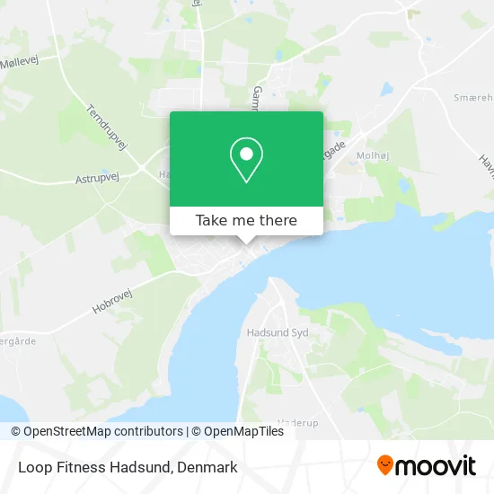 Loop Fitness Hadsund map