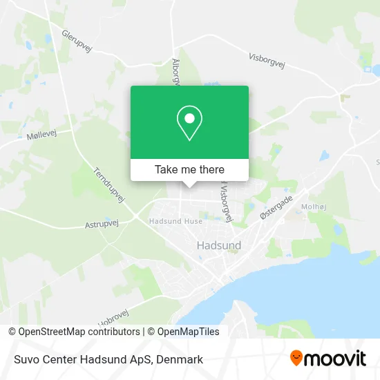 Suvo Center Hadsund ApS map