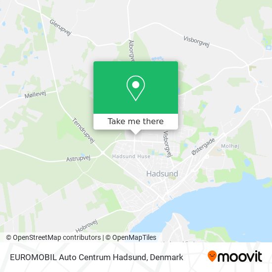 EUROMOBIL Auto Centrum Hadsund map