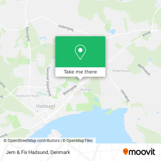Jem & Fix Hadsund map
