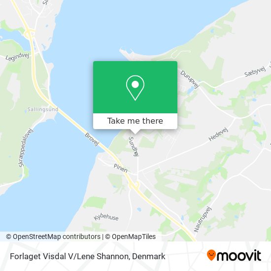 Forlaget Visdal V/Lene Shannon map