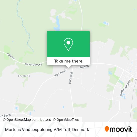 Mortens Vinduespolering V / M Toft map