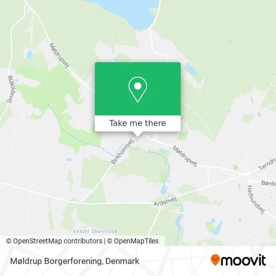 Møldrup Borgerforening map