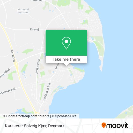 Kørelærer Solveig Kjær map