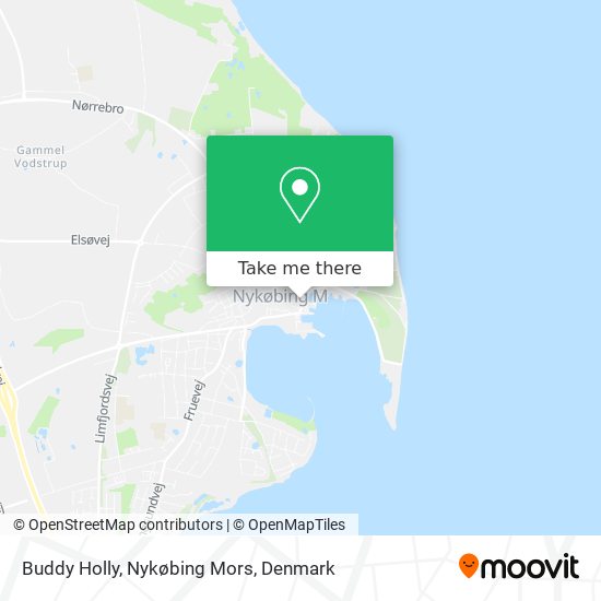Buddy Holly, Nykøbing Mors map