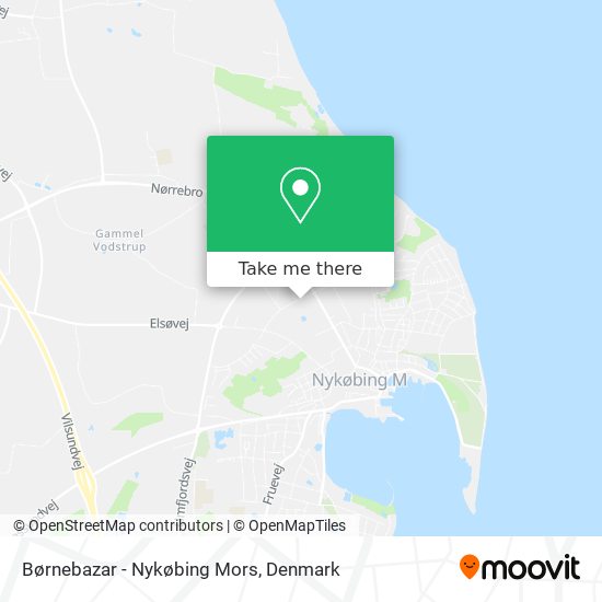 Børnebazar - Nykøbing Mors map