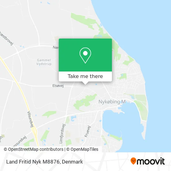 Land Fritid Nyk M8876 map