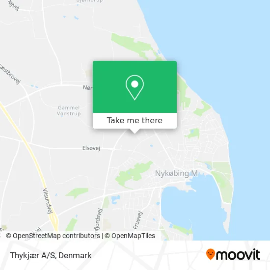 Thykjær A/S map