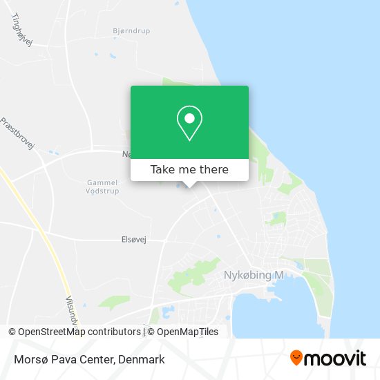 Morsø Pava Center map
